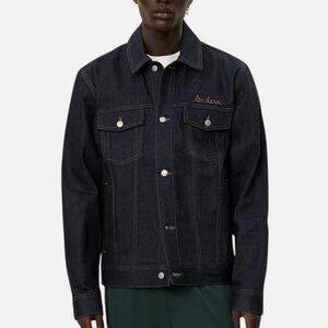 Les Deux Dark Wash Denim Jacket in Medium